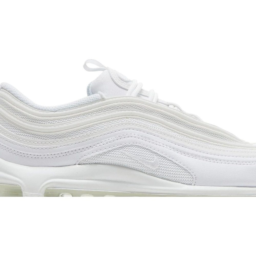 Nike Air Max 97 Women's Triple White DH8016 100 Sneakers Shoes Retro Running - Picture 2 of 7